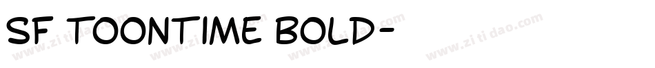 SF Toontime Bold字体转换